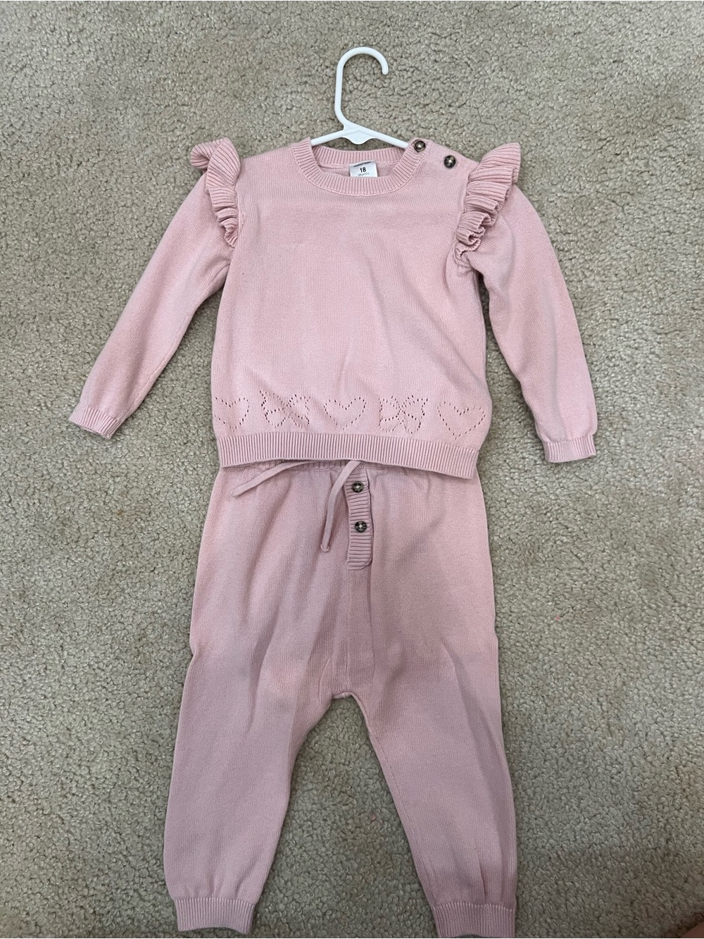 Pink sweater set
